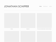 Tablet Screenshot of jonathanschipper.com